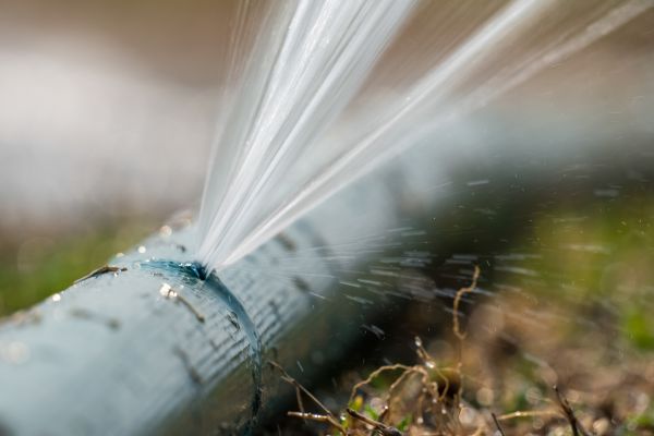 Sprinkler System Pipe Repair